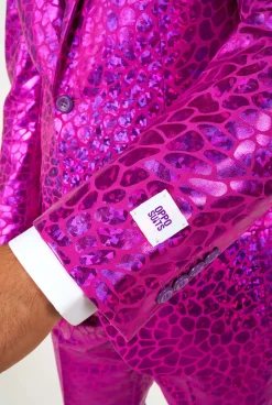 OppoSuits Peppy Pink|Heren Pride Pakken|Effen Gekleurde Pakken
