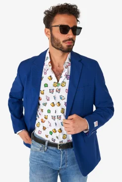 OppoSuits Pixel Pokémon|Heren Halloween Overhemden