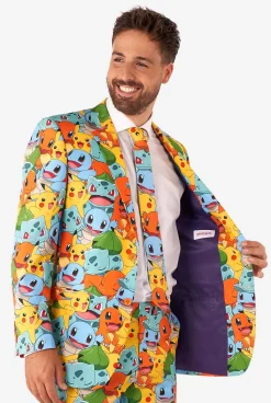 OppoSuits Pokémon|Heren Halloweenpakken|Vrijgezellenfeest Pakken