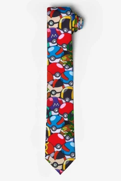 OppoSuits Pokémon Tie - Pokeball| Stropdassen