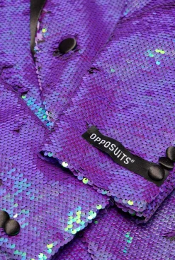 OppoSuits Sapphire Sequins|Heren Examen Smokings|Kerst Smokings