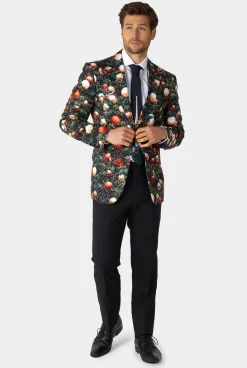 OppoSuits Shine Pine|Heren Kerstpakken