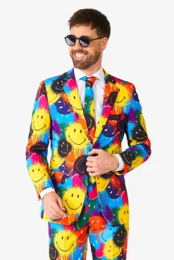 OppoSuits Smiley® Drip|Heren Halloweenpakken|Trouwpakken