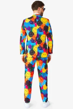 OppoSuits Smiley® Drip|Heren Halloweenpakken|Trouwpakken