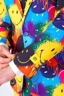 OppoSuits Smiley® Drip|Heren Halloweenpakken|Trouwpakken