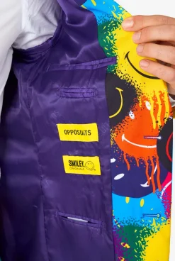 OppoSuits Smiley® Drip|Heren Halloweenpakken|Trouwpakken
