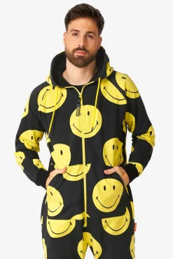 OppoSuits Smiley Original®|DAMES Effen Gekleurde Onesies|Onesies Met Print