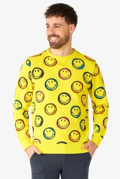 OppoSuits Smiley® Smudge|Heren Carnavals Sweaters