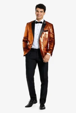 OppoSuits Splendid Sequins|Heren Examen Smokings|Pailletten Smokings