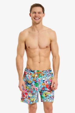 OppoSuits SpongeBob™ Frenzy|Heren Zwembroeken
