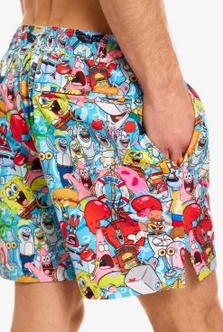 OppoSuits SpongeBob™ Frenzy|Heren Zwembroeken