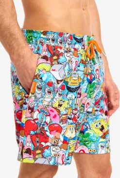 OppoSuits SpongeBob™ Frenzy|Heren Zwembroeken