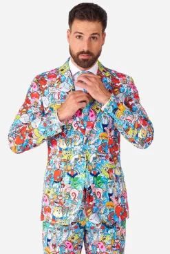 OppoSuits SpongeBob™ Frenzy|Heren Halloweenpakken|Trouwpakken