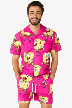OppoSuits SpongeBob™ Pink|Heren Zomer Sets