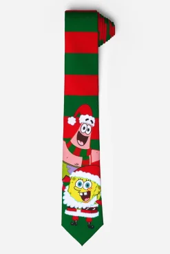 OppoSuits Spongebob™ Tie - Christmas| Stropdassen