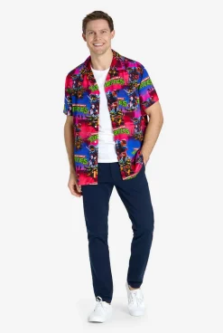 OppoSuits TMNT™ Dude!|Heren Zomer Overhemden|Hawaii Shirts