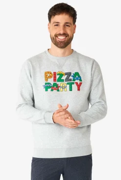 OppoSuits TMNT™ Pizza Party|Heren Carnavals Sweaters