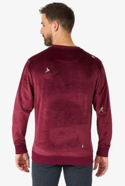 OppoSuits Velvet Red - Xmas Icons|Heren Deluxe Sweaters|Kerst Sweaters