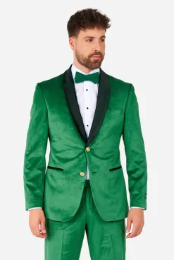 OppoSuits Velvet Verdant|Heren Examen Smokings|Kerst Smokings