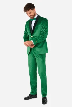 OppoSuits Velvet Verdant|Heren Examen Smokings|Kerst Smokings