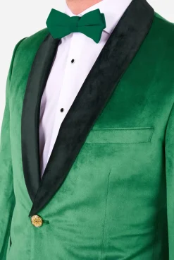 OppoSuits Velvet Verdant|Heren Examen Smokings|Kerst Smokings