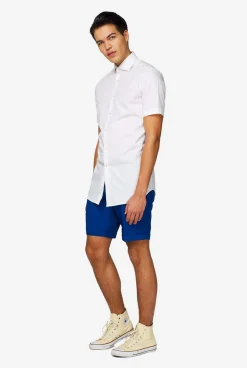 OppoSuits White Knight|Heren Zomer Overhemden|Effen Gekleurde Overhemden
