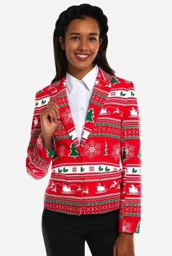 OppoSuits Winter Woman|DAMES Kerstblazers