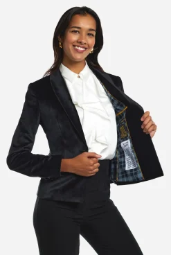 OppoSuits Womens Dinner Jacket - Black|DAMES Dinner Jackets|Kerstblazers