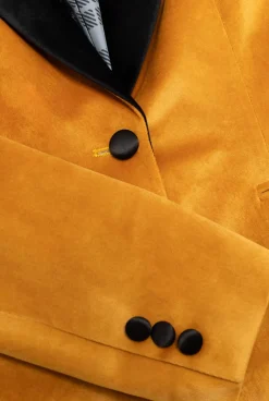 OppoSuits Womens Dinner Jacket - Gold|DAMES Kerstblazers|Dinner Jackets