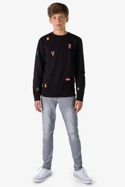 OppoSuits X-Mas Icons - Black| Sweaters