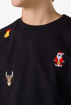 OppoSuits X-Mas Icons - Black| Sweaters