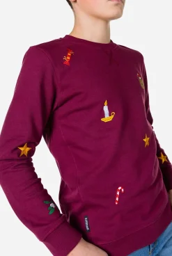 OppoSuits X-Mas Icons - Burgundy| Sweaters