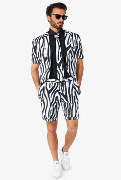 OppoSuits Zazzy Zebra|Heren Zomer Pakken|Zomer Pakken
