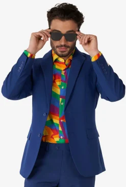 OppoSuits Zig Zag Rainbow|Heren Casual Overhemden