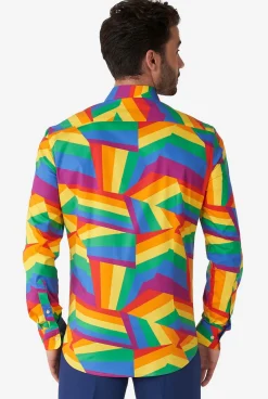 OppoSuits Zig Zag Rainbow|Heren Casual Overhemden